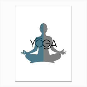 Yoga, the sport of yoga, the sport of meditation, relaxation, inspiring rest and meditation, a distinctive and exceptional work of art that embodies yoga.7 Canvas Print