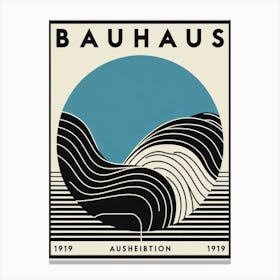 bauhaus exhibition poster 1 Canvas Print