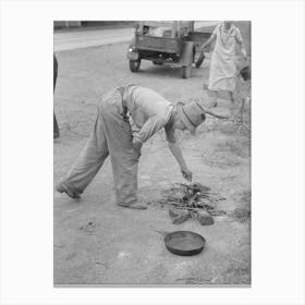 Untitled Photo, Possibly Related To Campfires Along The Roadside Are Very Easily Started By Using Some Of The Canvas Print