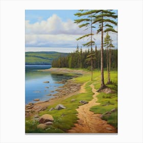 Path To The Lake Canvas Print