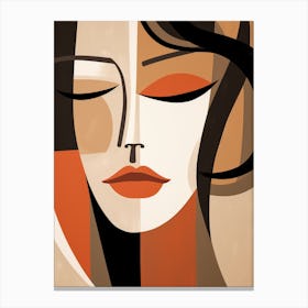 Abstract Woman Canvas Art Canvas Print