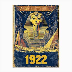 Aihrgdesign A Vintage Poster Celebrating The Discovery Of Tut 314a804f 9476 4d48 9f4e 239665998d1a 3 Canvas Print