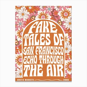 Fake Tales of San Francisco Arctic Monkeys Poster Canvas Print