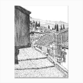 A Quiet Afternoon In Granada Canvas Print