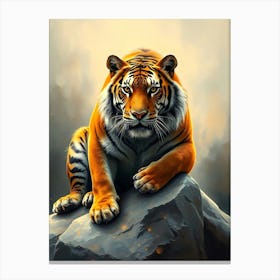 Wild Animal Creative Portrait 46 Canvas Print