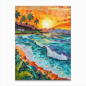 Hawaiian Sunset Canvas Print