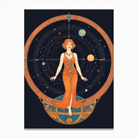 Venus And Planets Canvas Print