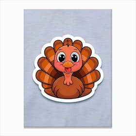 Thanksgiving Turkey 3 Canvas Print