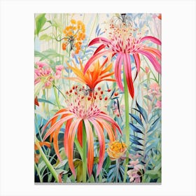 Tropical Plant Painting Spider Plant 1 Canvas Print