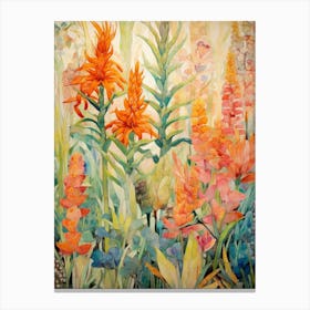 Tropical Plant Painting Aloe Vera 1 Canvas Print