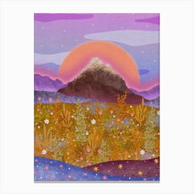 Flower Alp Canvas Print