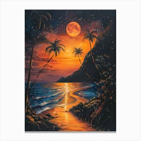 Hawaiian Sunset Canvas Print