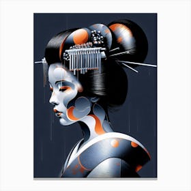 Japan Geisha Visual 109 Canvas Print