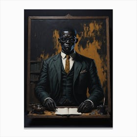 'The Man In The Suit' Canvas Print