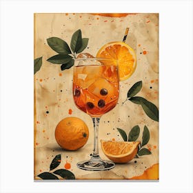 Aperol Spritz Art Print 376 Canvas Print