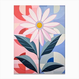 Daisy 4 Hilma Af Klint Inspired Pastel Flower Painting Canvas Print