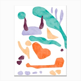 Organic New Shapes Canvas Print