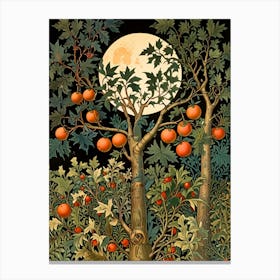 William Morris Pomegranate Tree Canvas Print