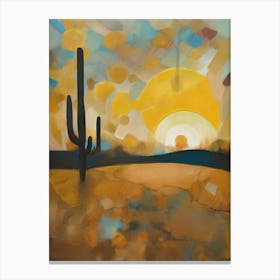 Sunset In Arizona Canvas Print