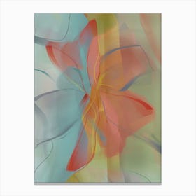 Summer Wind Abstract Canvas Print