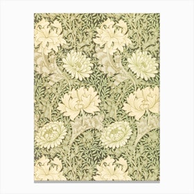 Chrysanthemum Pattern, William Morris Canvas Print