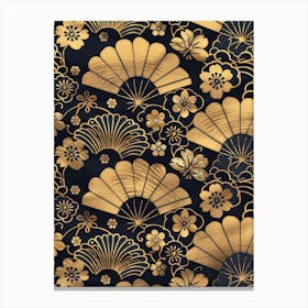 Japanese Fans Canvas Print