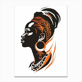 African Woman 190 Canvas Print