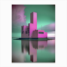 Pink Building 4 Canvas Print