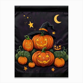 Halloween Pumpkins 5 Canvas Print