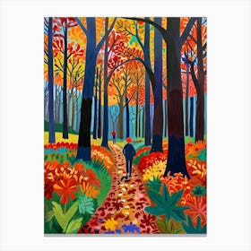 Autumn Walk 1 Canvas Print