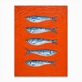 Sardines 14 Canvas Print