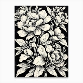 Peonies 3 Canvas Print