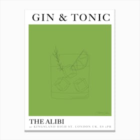 Gin and Tonic Canvas Print