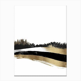 Gold And Black Canvas Print 62 Canvas Print