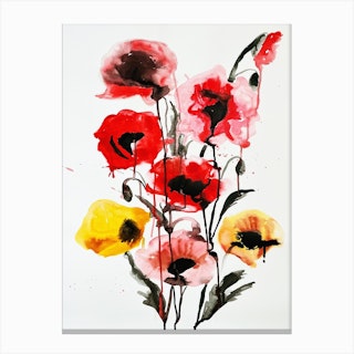 Wild Poppies Canvas Print