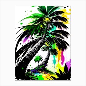 Tropical Palm Trees 2 Canvas Print