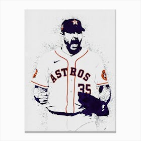 Justin Verlander Canvas Print