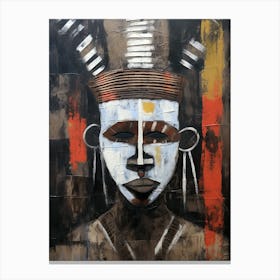 Mandinka Masks - African Masks Series Canvas Print