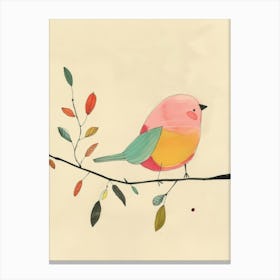 Bird On A Branch 44 Canvas Print