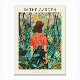 In The Garden Poster Bois Des Moutiers France 4 Canvas Print