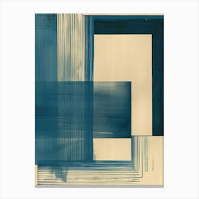 'Blue Square' Canvas Print