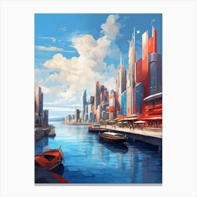 Futuristic City 9 Canvas Print