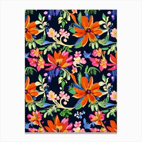 Floral Pattern 4 Canvas Print