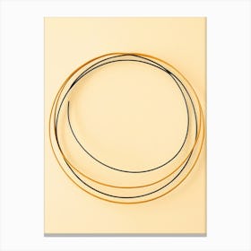 Gold Ring Canvas Print