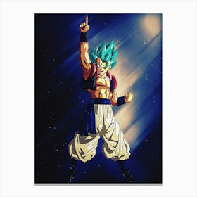 Light Of Heroes ― Gogeta Super Saiyan Blue Canvas Print