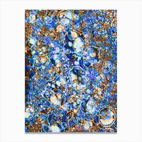 Abstraction Blue Splash Canvas Print