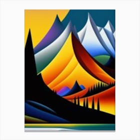 Mountain Landscape 5 Canvas Print