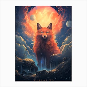 Taintality Fox Canvas Print