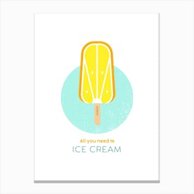 Lemon Ice Canvas Print