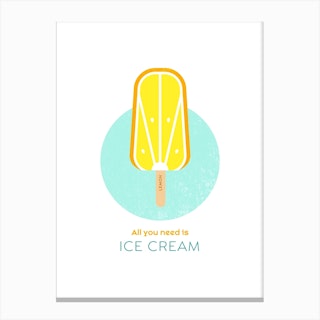 Lemon Ice Canvas Print